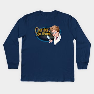 Murder, She Wrote Kids Long Sleeve T-Shirt